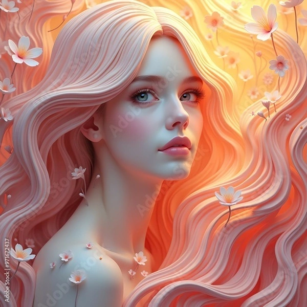 Fototapeta Beautiful woman 