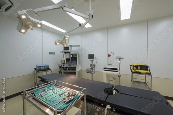 Obraz Operating room with surgical equipment