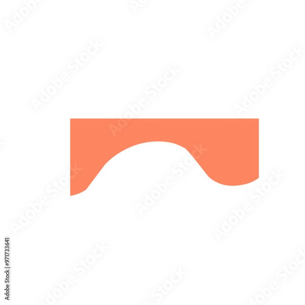 Fototapeta simple top border