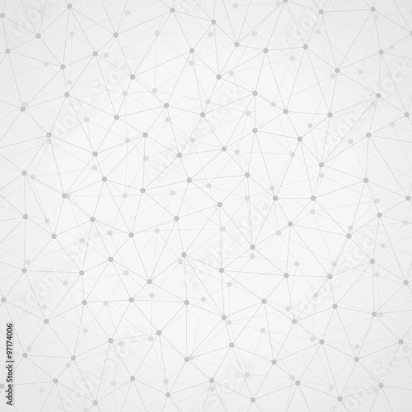 Fototapeta messy connected dots