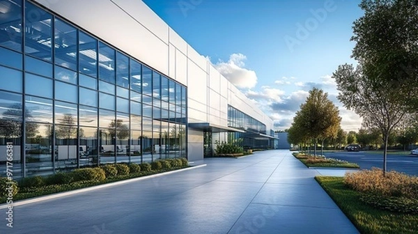 Fototapeta Sophisticated conference center design captured in contemporary and elegant pictures