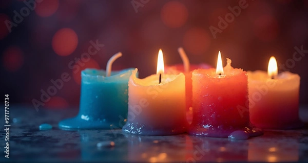 Obraz candles in the dark