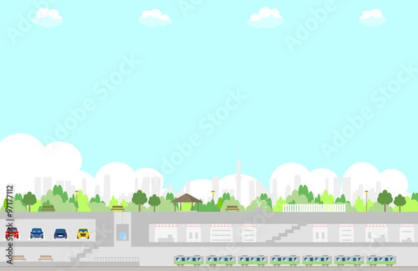 Fototapeta 都市　地下