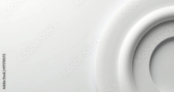 Obraz white cup and saucer