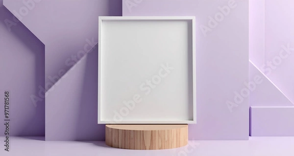 Obraz billboard on a wall