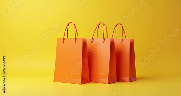 Obraz colorful shopping bags