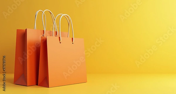 Obraz paper shopping bags