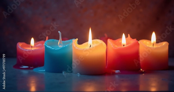 Obraz candles in the dark