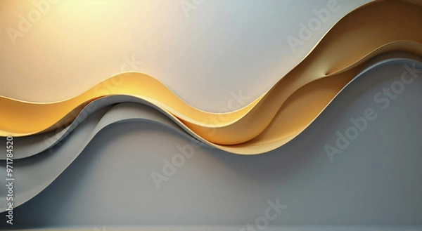 Obraz abstract background with wave