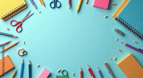 Obraz back to school background