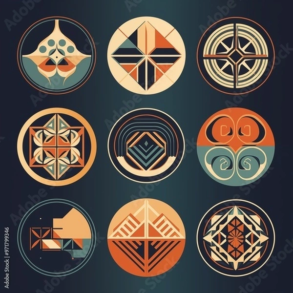 Obraz African style paving