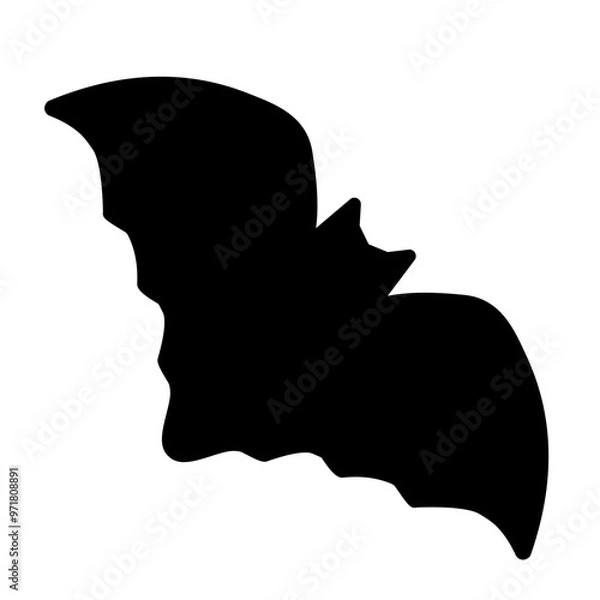 Obraz bat silhouette