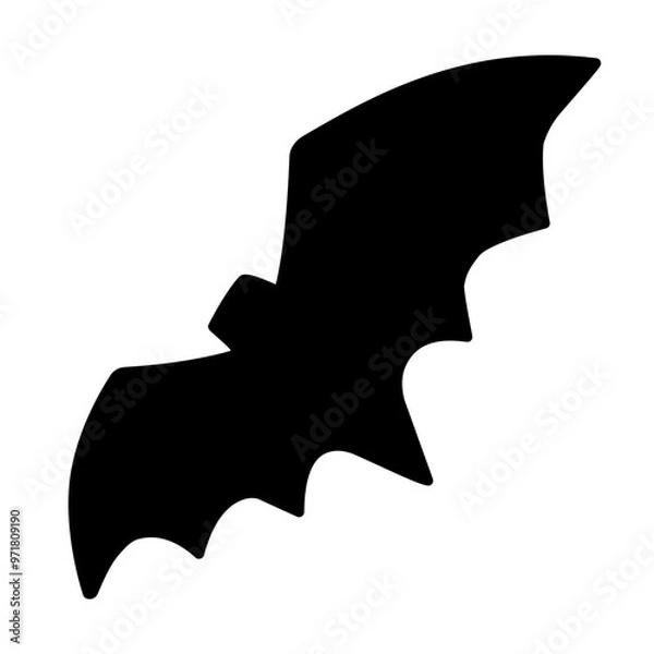 Obraz bat silhouette