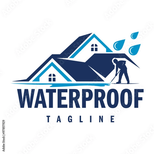 Obraz house waterproof logo