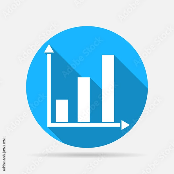 Fototapeta diagram icon