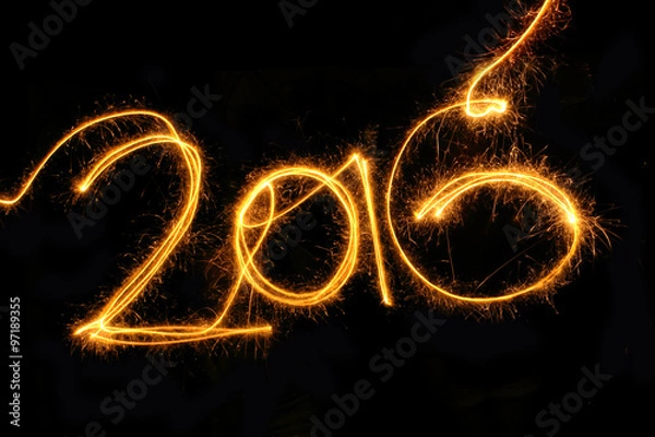 Fototapeta Year 2016