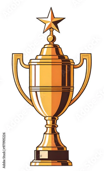 Fototapeta Golden Trophy