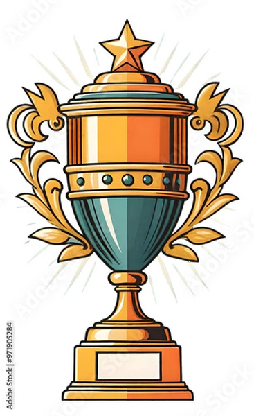 Obraz Golden Trophy