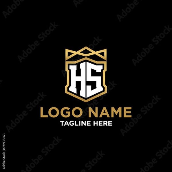 Obraz Initial logo H monogram