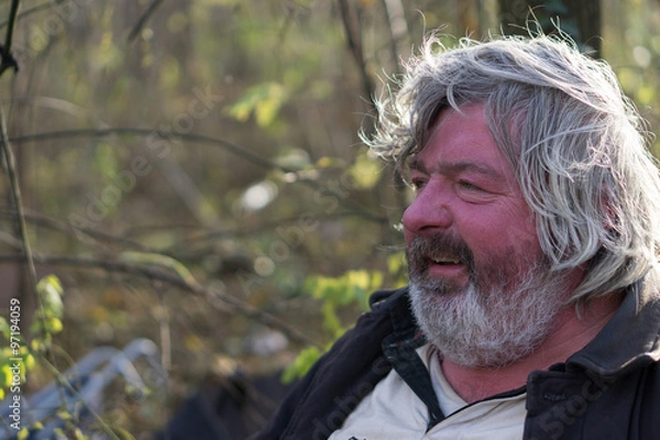 Obraz drunk homeless man