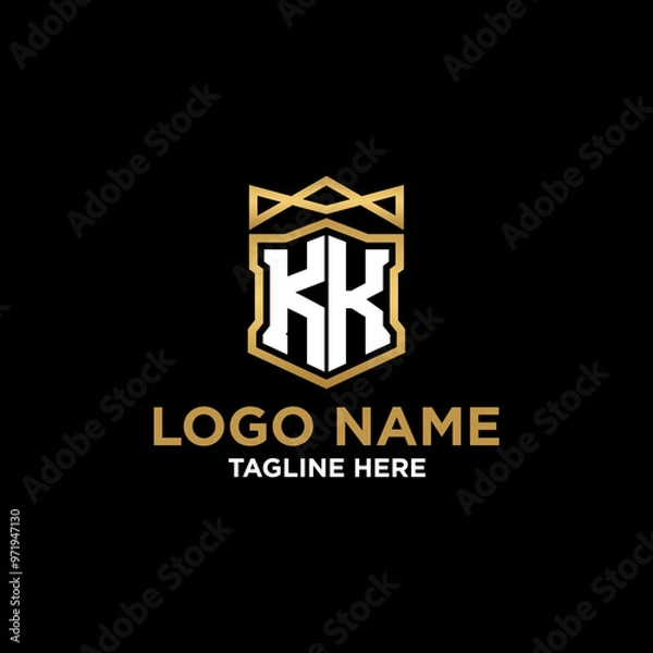 Fototapeta Initial logo H monogram