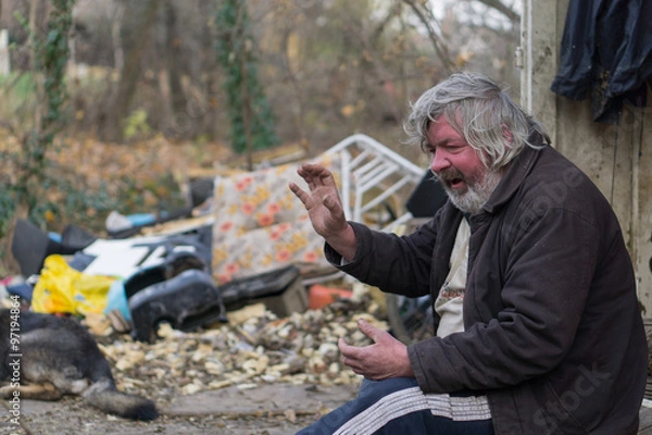 Obraz drunk homeless