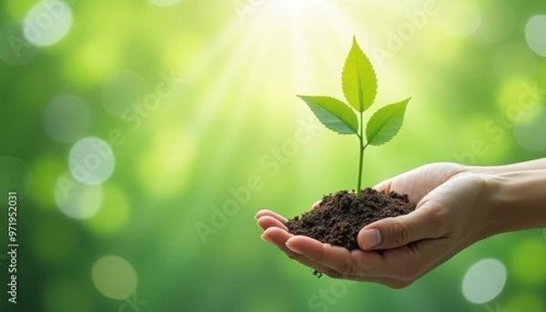 Fototapeta  Embracing the growth of a new beginning