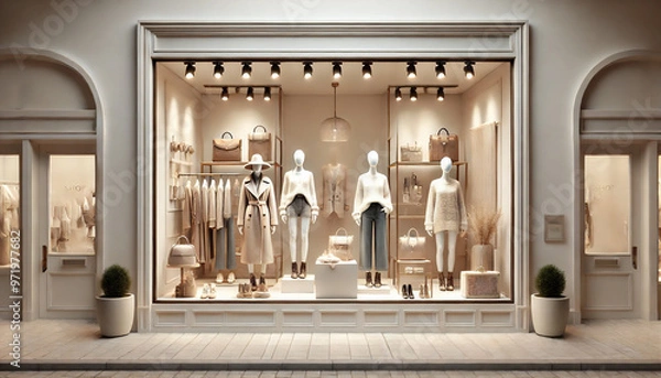 Fototapeta ファッション関係のショーウィンドウ