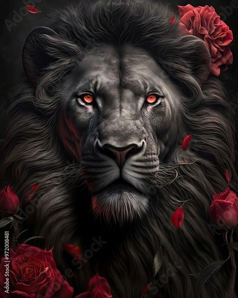 Fototapeta Lion Portrait