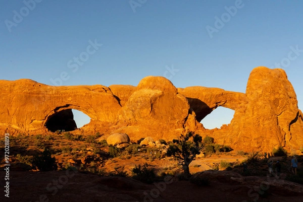 Obraz scenic view in arch national park