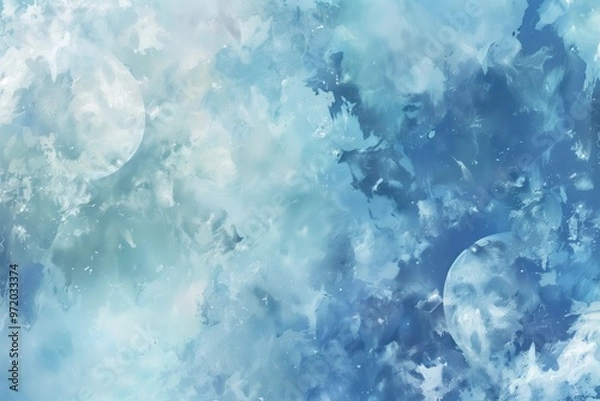 Fototapeta beautiful moon background