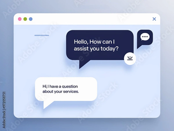 Fototapeta Smartphone with multiple messaging apps on the screen