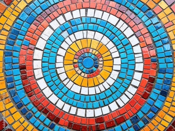 Obraz Multicolored Mosaic Pattern Wall