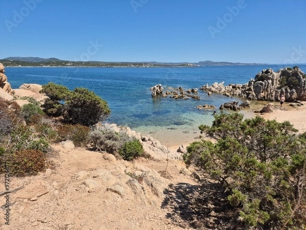 Fototapeta Sentier Littoral des Bruzzi, crosica, france