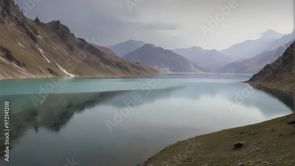 Obraz lake in the mountains