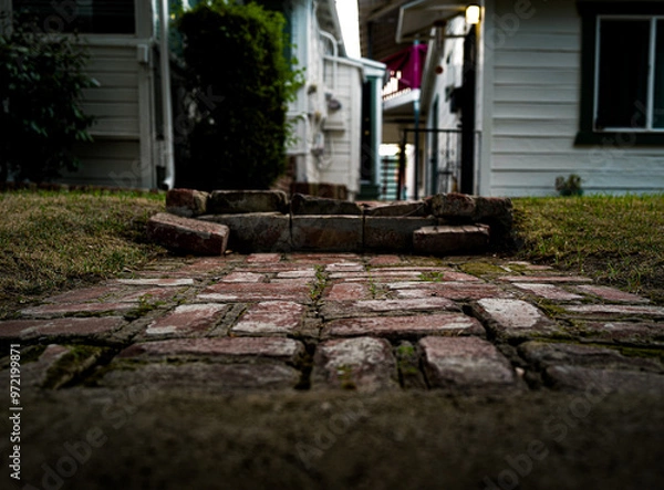 Obraz street in the town
