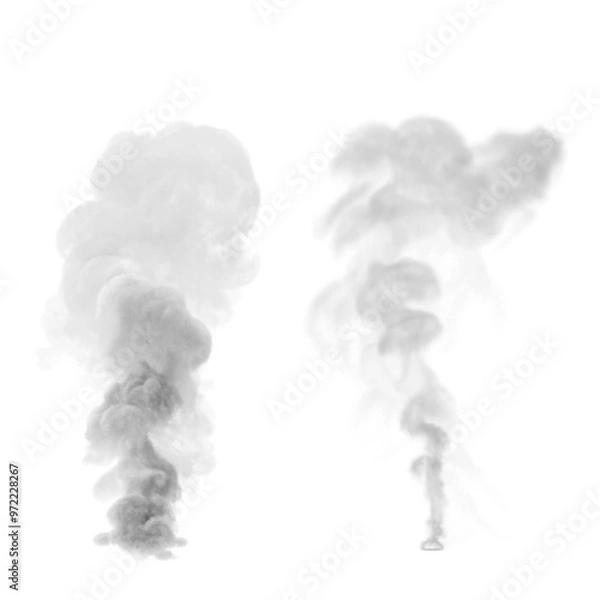 Obraz smoke on transparent background