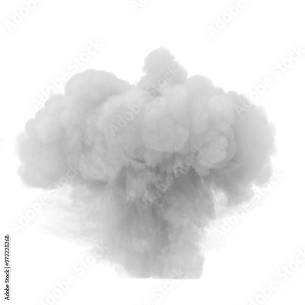 Fototapeta smoke on transparent background