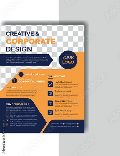 Obraz Modern Business Flyer Template