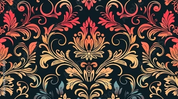 Fototapeta Bold pattern wallpaper