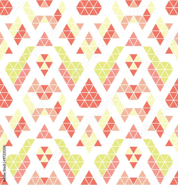 Fototapeta Tribal multicolored pattern. 