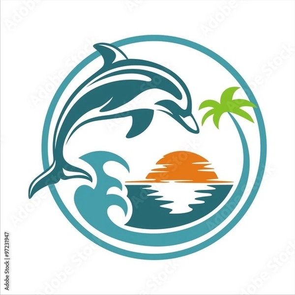 Obraz Dolphin w plaży