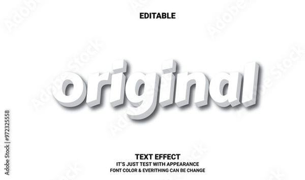 Obraz Original Editable Text Effect