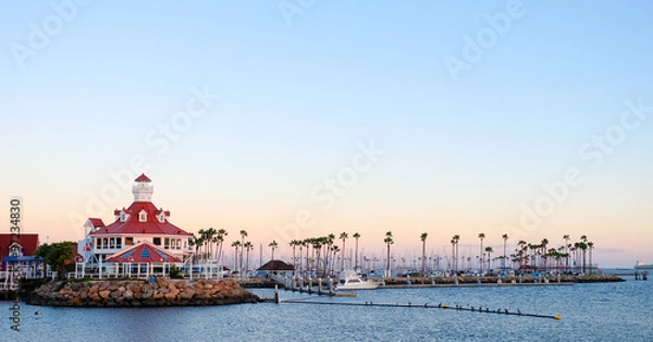 Fototapeta Shoreline Village