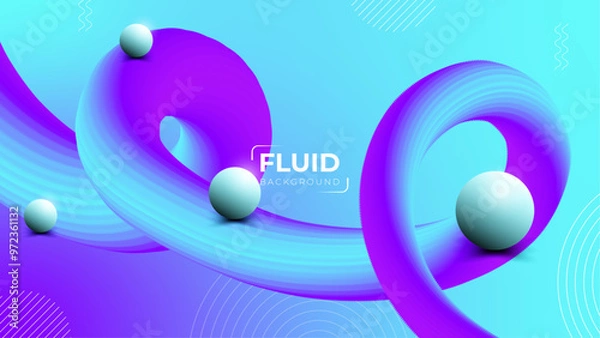 Fototapeta Colorful luxury abstract fluid background design liquid gradient