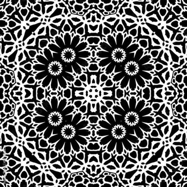 Fototapeta Kaleidoscopic mosaic seamless texture