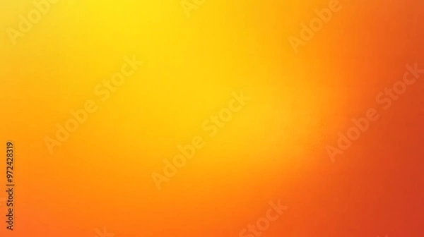 Fototapeta Yellow and orange grainy gradient background. Perfect for banners, posters, or headers in creative and professional projects