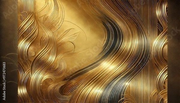 Fototapeta 金の模様