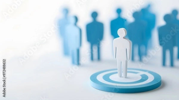 Fototapeta Business plan with a focus on customer segmentation and market entry strategy