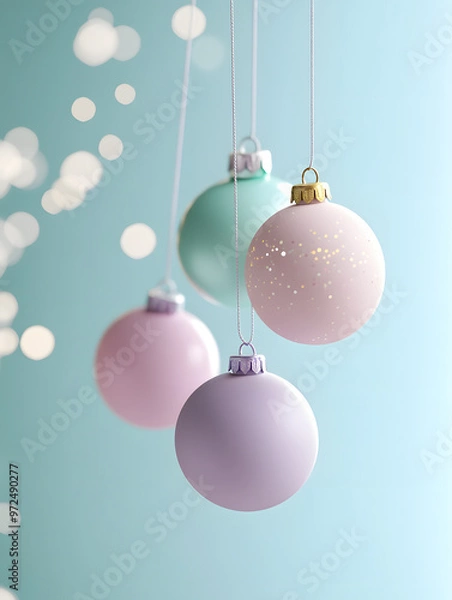 Fototapeta Christmas and New Year-themed graphic backgrounds for cards